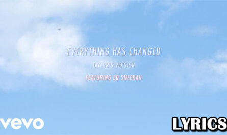 Everything Has Changed Lyrics - Taylor Swift