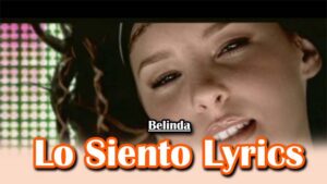 Lo Siento Lyrics - Belinda
