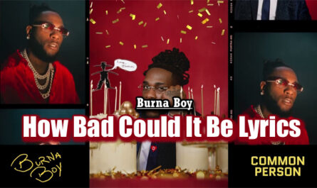 How Bad Could It Be Lyrics - Burna Boy - Audio Version