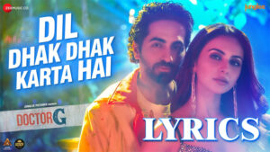  Dil Dhak Dhak Karta Hai Lyrics - Raj Barman & Sakshi Holkar - Doctor G