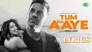 Tum Na Aaye Lyrics - Umber Jafri ft. Araadhika