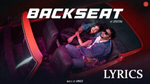 Backseat Lyrics - Spectra