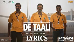 De Taali Lyrics - Tanishk Baghchi - Sarfira