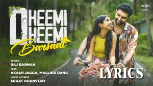 Dheemi Dheemi Barsaat Lyrics - Raj Barman - Official Song 2024